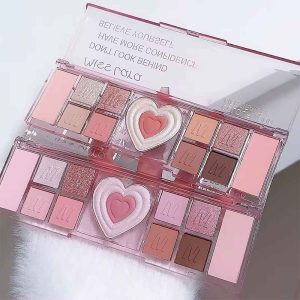پالت سایه هایلایتر و رژ گونه میس لارا