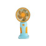 پنکه رومیزی و دستی قابل شارژ مدل Mini Fan سه‌ سرعته رنگ آبی
