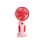 پنکه رومیزی و دستی قابل شارژ مدل Mini Fan سه‌ سرعته رنگ قرمز