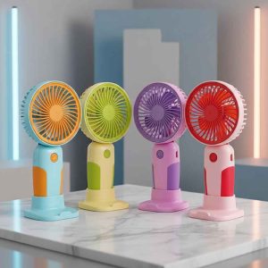 پنکه رومیزی و دستی قابل شارژ مدل Mini Fan سه‌ سرعته